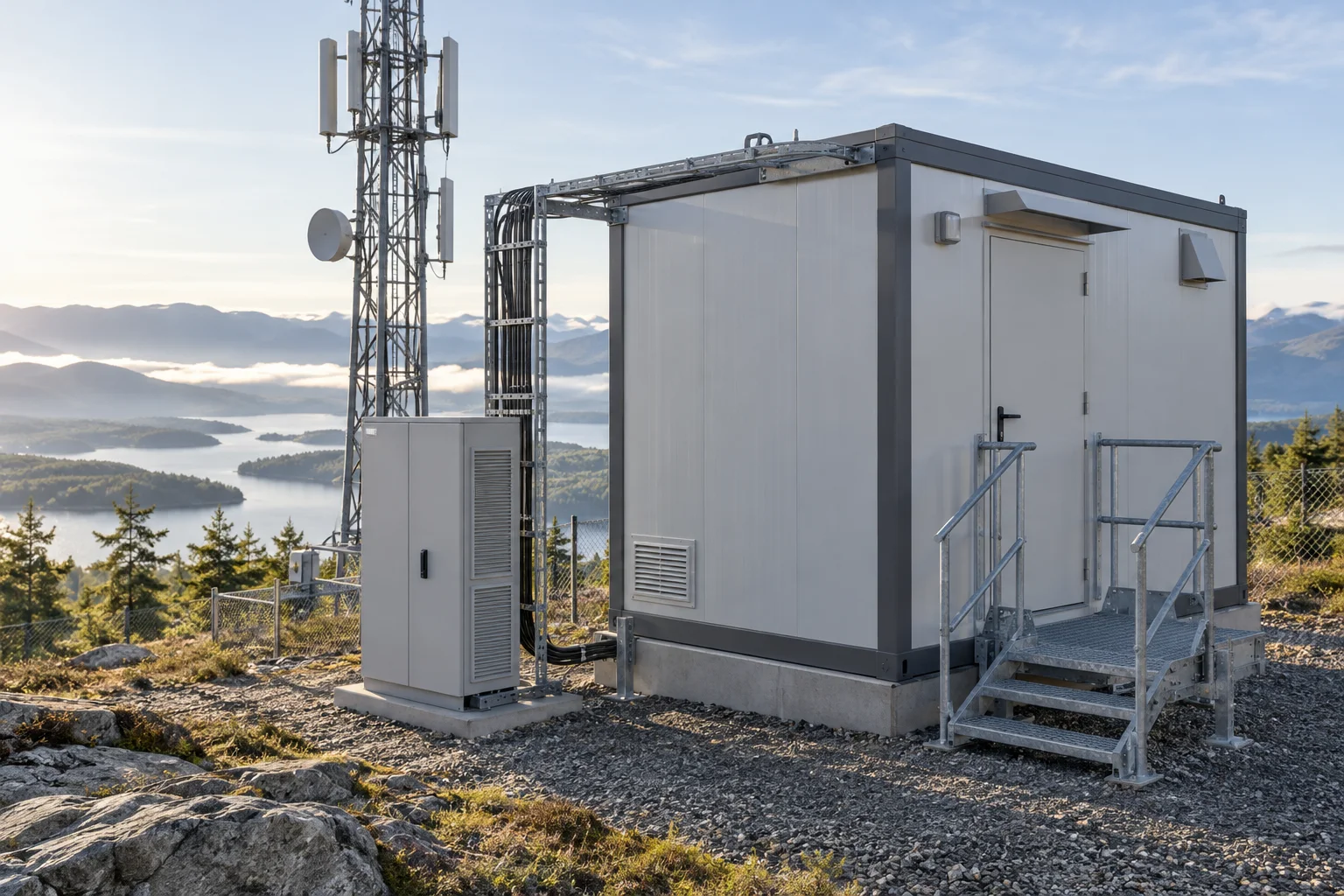 Outdoor communication equipment shelter
