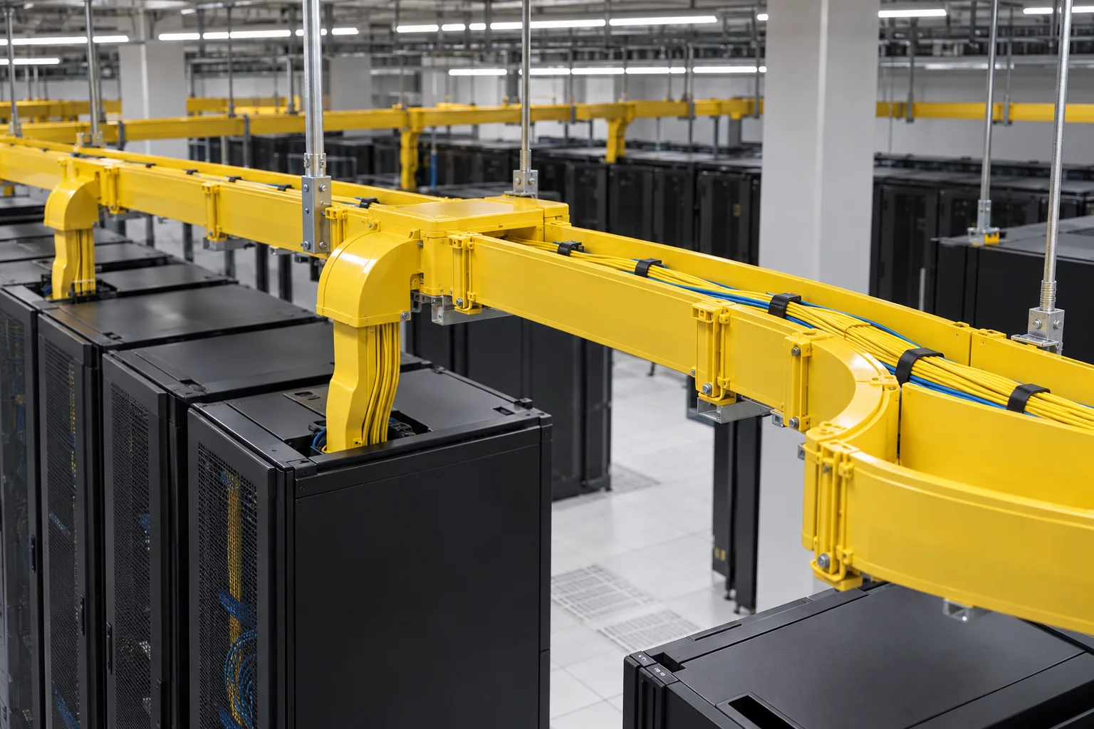 Data center rack and fiber pathway planning guide