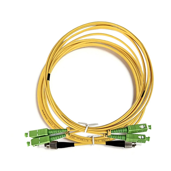 The router s fiber optic blue light is constantly on