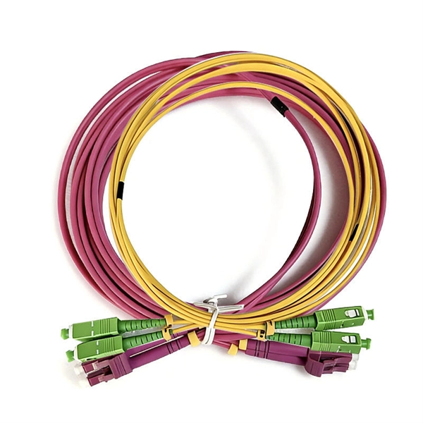 Multiple switches configured with fiber optic cables simultaneously