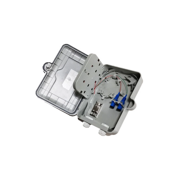 A round and a square fiber optic connector