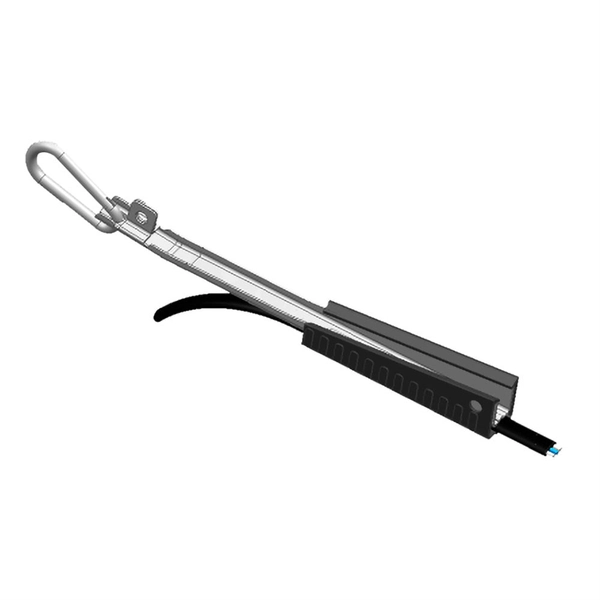 Aerial span of optical fiber cable