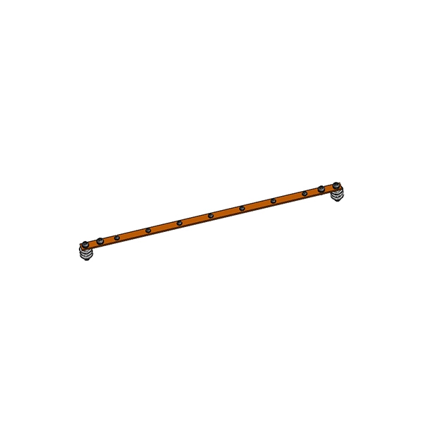 What are the specifications and dimensions of Spanish cloth cable trays