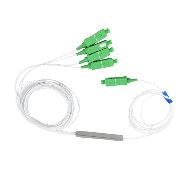 Wall-mounted fiber optic cable connector