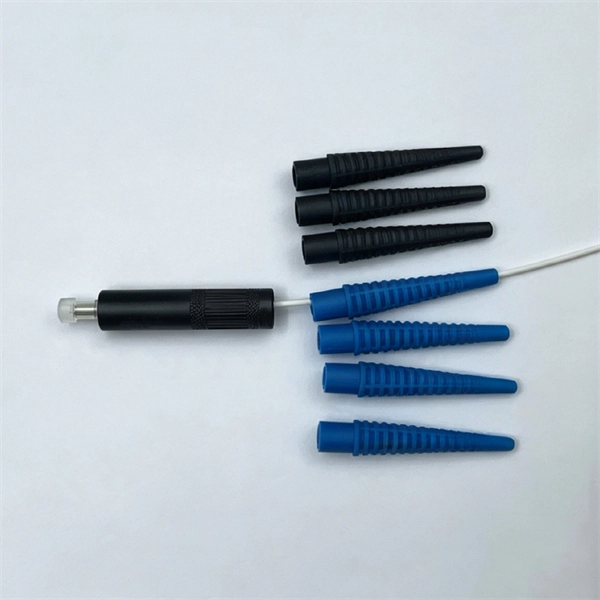 Fiber optic cable run from distribution box