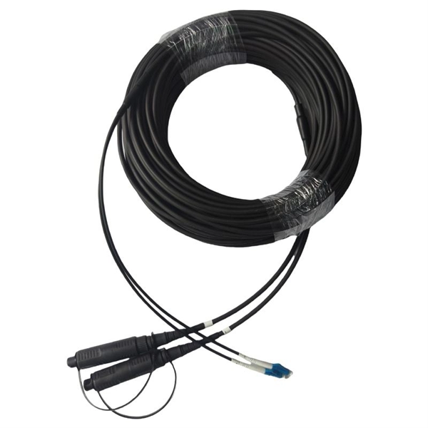 How to reconnect a cut fiber optic cable