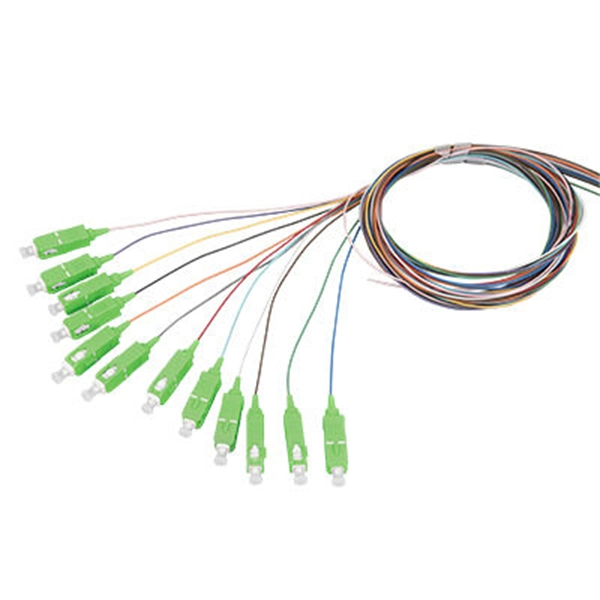 How many core tubes can be fused together in a 12-core optical cable