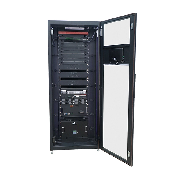 Self-operated network server racks and wall cabinets